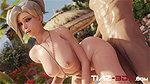 Mercy Tiaz Overwatch Animated Hentai 3D CGI Video