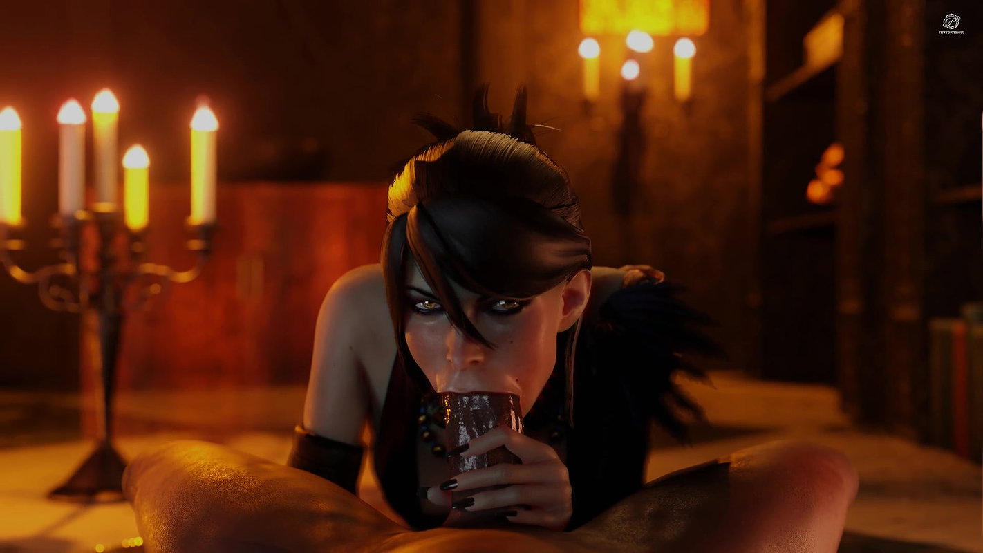 Morrigan Pewposterous Dragon Age Animated Hentai 3 D CGI Video 2