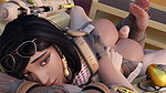 Pharah Arho Angel Overwatch Animated Hentai 3 D CGI Video 1