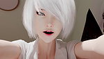 Yorha No.2 Type B and Yorha No.9 Type S Milkytabbo Nier Automata Animated Hentai 3D CGI Video
