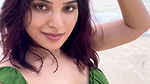 Actress Aathmika hot beach selfie milky boobs video