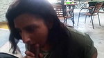 Sexy kerala hot babe gicving sexy blowjob to her BF in his resturant