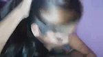 Beautiful Newly Married Indian Wife Giving Blowjob