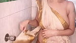 Shower In Saree