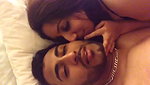 Beauty Teen girl Enjoys in bed with Boyfriend