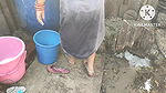 anita-yadav-bathing-outside