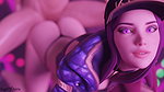 Akali Sageofosiris League Of Legends Animated Hentai 3 D Cgi Video