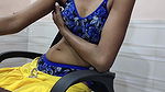 homemade solo sexy hot girl closeup self made video on sitting chair full nude showing her boobs and pussy