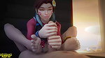D Va LESDIAS Overwatch Animated Hentai 3 D CGI Video