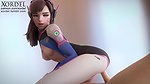 D Va Xordel Overwatch Animated Hentai 3 D CGI Video 2