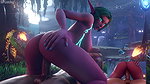 Night Elf Spluckytama Warcraft Animated Hentai 3 D CGI Video