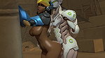 Pharah And Genji Ahroangel Overwatch Animated Hentai 3 D CGI Video