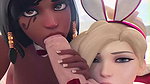 Pharah And Mercy Cakeofcakes Overwatch Animated Hentai 3 D Cgi Video