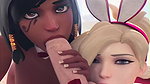 Pharah And Mercy Cakeofcakes Overwatch Animated Hentai 3 D Cgi Video