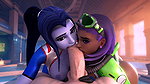 Widowmaker And Sombra Arho Angel Overwatch Animated Hentai 3 D CGI Video 2