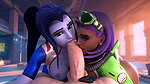 Widowmaker And Sombra Arho Angel Overwatch Animated Hentai 3 D CGI Video 2