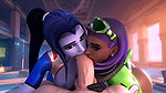 Widowmaker And Sombra Arho Angel Overwatch Animated Hentai 3 D CGI Video 2
