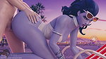Widowmaker Midnight SFM Overwatch Animated Hentai 3 D CGI Video 2