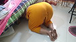 Desi Stepmom Gets Stuck While Sweeping Under The Bed When Stepson Fucks Her & Cum Out Her Big Ass – Family Sex (Part-1)