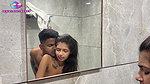 The Boyfriend and Girlfriend Had a Lot of Fun Sex in the Bathroom Bathtub.