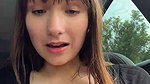 PetiteAbbyX 5 hot pussy fingering in car