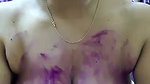 Indianqueen13 4 private show holi colour on boobs and pussy