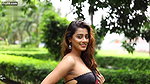 Koyelia Showing Armpits and Navel in Black Saree