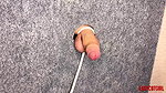 Mistress Tightly Tied the Slaves Cock and Balls by Hanging a Load on them EasyCBTGirl