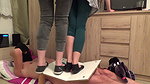 VIP Crusher 40 CBT Trample with two Cruel Ladies Part 4 they Destroy Cockbox
