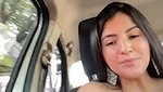 Carolina_novoa 16 pussy fingering and cum in car