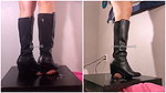 Amateur Bootjob w Wedges 2
