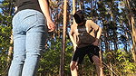 BallbustingExtremeAmateur Ballbusting in the Forest