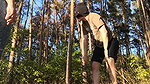 BallbustingExtremeAmateur Ballbusting in the Forest