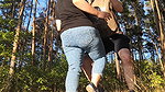 BallbustingExtremeAmateur Ballbusting in the Forest