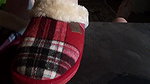 BBW RED SLIPPERS COCK CRUSH PT1