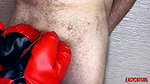 Mistress in Boxing Gloves Dusting Dick and Balls EasyCBTGirl