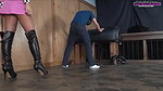 Sexy Racer Girl Loves Busting Balls