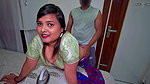 My maid flirt in doggystyle..big ass maid gets hard fucked by owner when maid was mopping the floor with Hindi Audio.