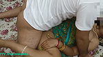 Sex With Desi Bhabhi Wearing A Green Saree In The Kitchen