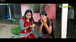 Two hot young girl enjoying in rain scene making