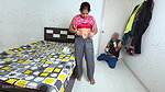 Komal Was Coming From a Bath, Secretly the Neighbor Was Entering and Sniffing the Clothes
