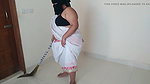 Indian Maid Fucked by Owner While Sweeping House