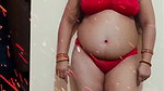 Pankhuri Kunal Red Lingerie for Birthday Party