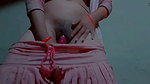 Remembering her husband, put eggplant in her pussy, pussy became very aroused