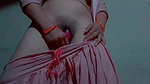 Remembering her husband, put eggplant in her pussy, pussy became very aroused