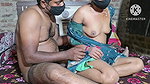 Savita fucked wearing a silicone 8-inch condom