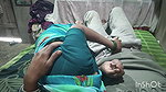 Sister-in-law on the bed by brother-in-law