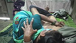 Sister-in-law on the bed by brother-in-law