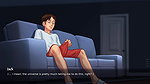 Stepmom flaunt her pussy to his Stepson while watching porn(Summertime Saga)
