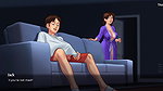 Stepmom flaunt her pussy to his Stepson while watching porn(Summertime Saga)